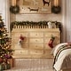 preview thumbnail 9 of 16, Pine Wood Baby Changing Table with 12 Large Drawers Natural Finish Convertible Nursery Dresser Chest - 59.9"x40.2"