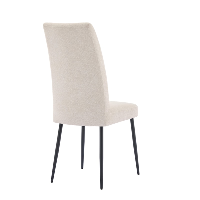 Modern Metal Frame Dining Chair Set of 2 with Sponge Seat 300lb Capacity 41.34" Height