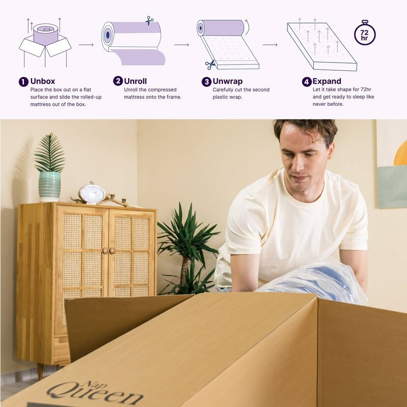 Victoria 10 Inch Queen Cooling Gel Hybrid Mattress, CertiPUR-US Certified