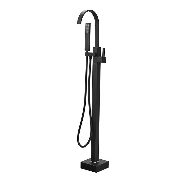Separate Faucet Brush Nickel Floor to Install Faucet with Hand Held Shower. Opens flyout.
