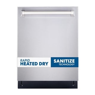 Cosmo 24 in. Top Control Built-In Tall Tub Dishwasher in Fingerprint Resistant Stainless Steel, 45 dBA