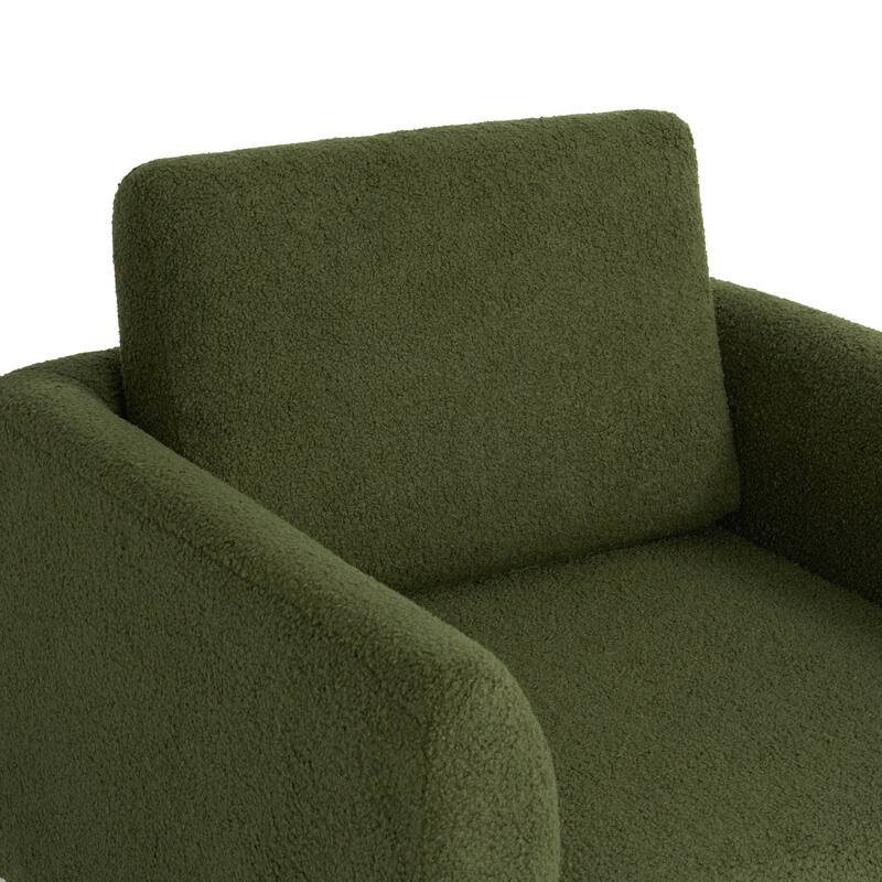 Luxurious Teddy Velvet Swivel Chair for Ultimate Comfort and Style