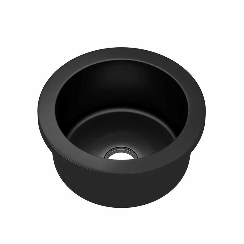 Native Trails NativeStone™ Malibu 14" Single Basin Drop In or - Charcoal