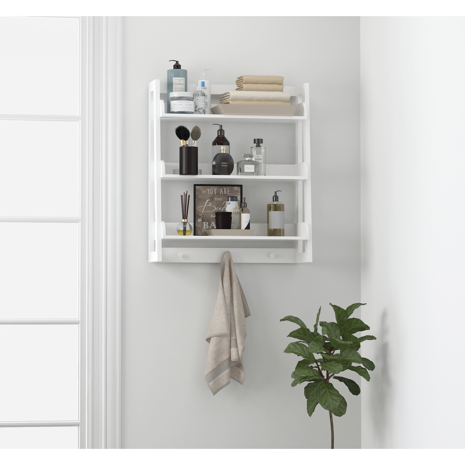 https://ak1.ostkcdn.com/images/products/is/images/direct/cf8f43d29db41b38b6df661fb5ad9f28db6e6880/UTEX-3-Tier-Bathroom-Shelf-Wall-Mounted-with-Towel-Hooks%2C-Bathroom-Organizer-Shelf-Over-The-Toilet.jpg