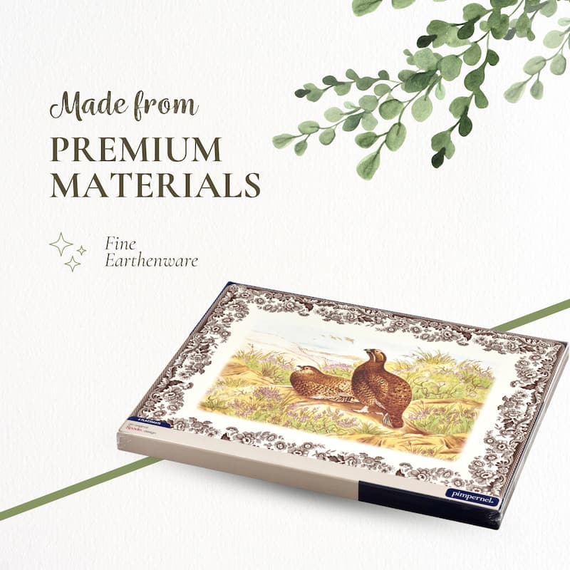 Pimpernel Set of 4 Spode Woodland Placemats - 15.7 inches x 11.7 each