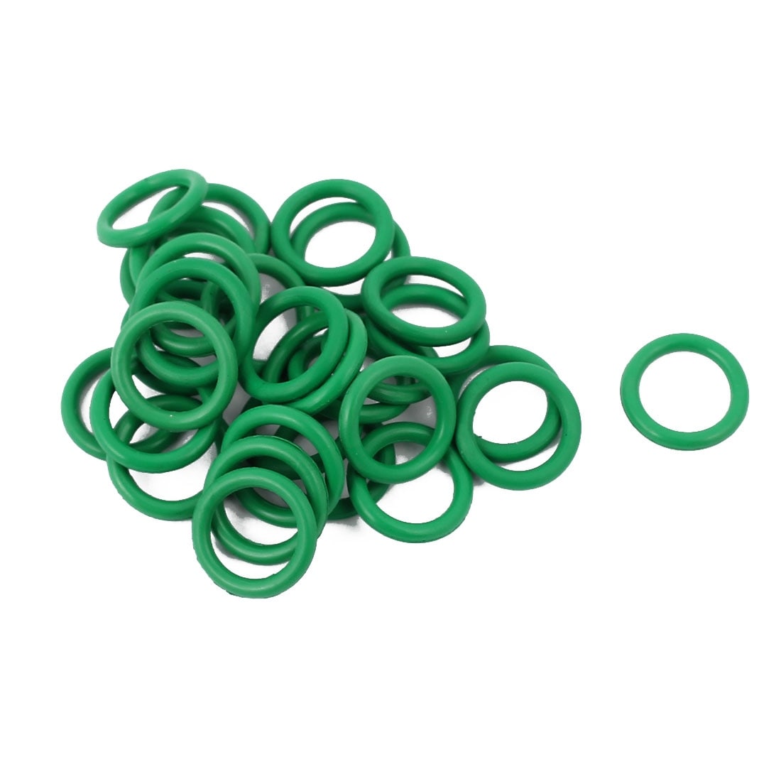 30pcs 10mm X 1 5mm Rubber Gasket O Ring Sealing Ring Heat Resistant Green