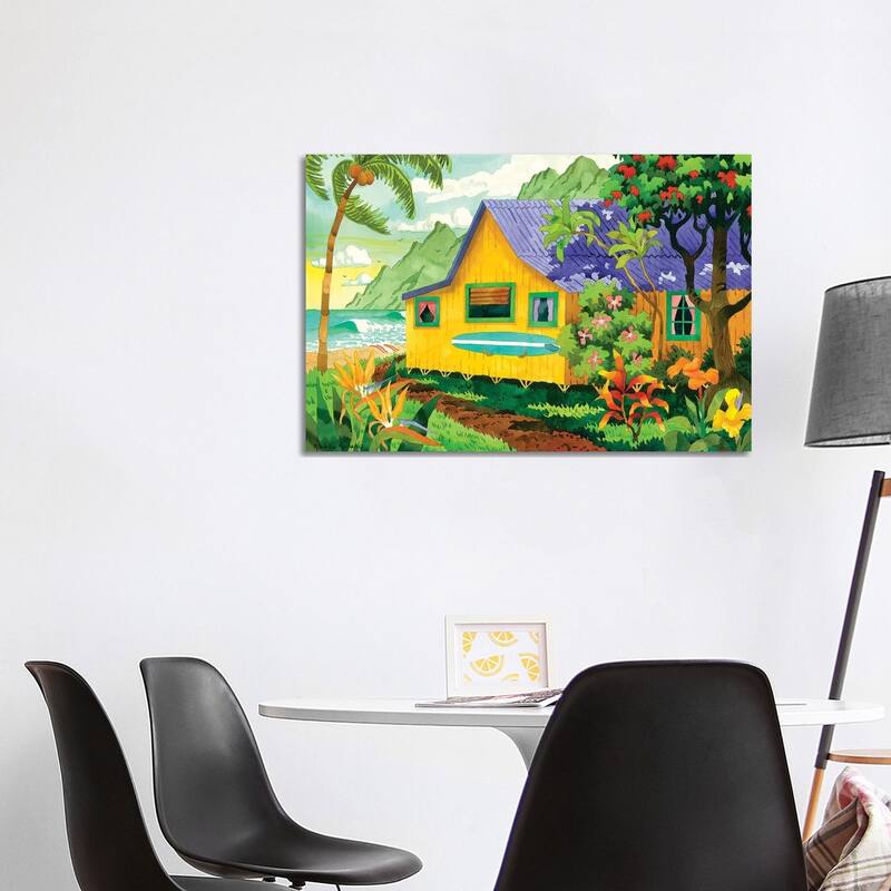 iCanvas "Yellow Cabana" by Robin Wethe Altman Canvas Print - 26x40x1.5