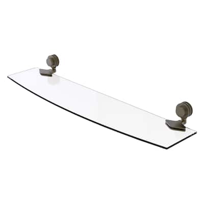 Allied Brass Venus Collection 24 Inch Glass Shelf with Dotted Accents