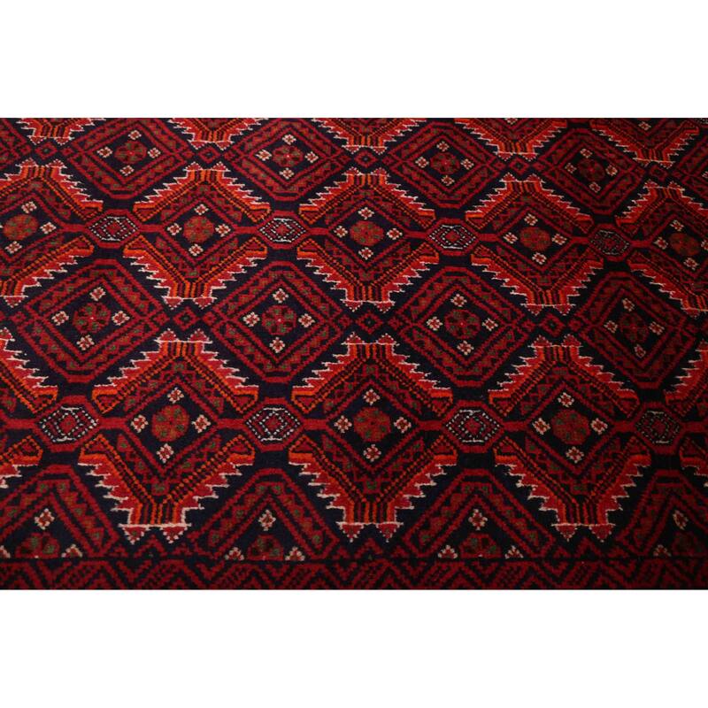 ECARPETGALLERY Hand-knotted Teimani Red Wool Rug - 3'6 x 6'4