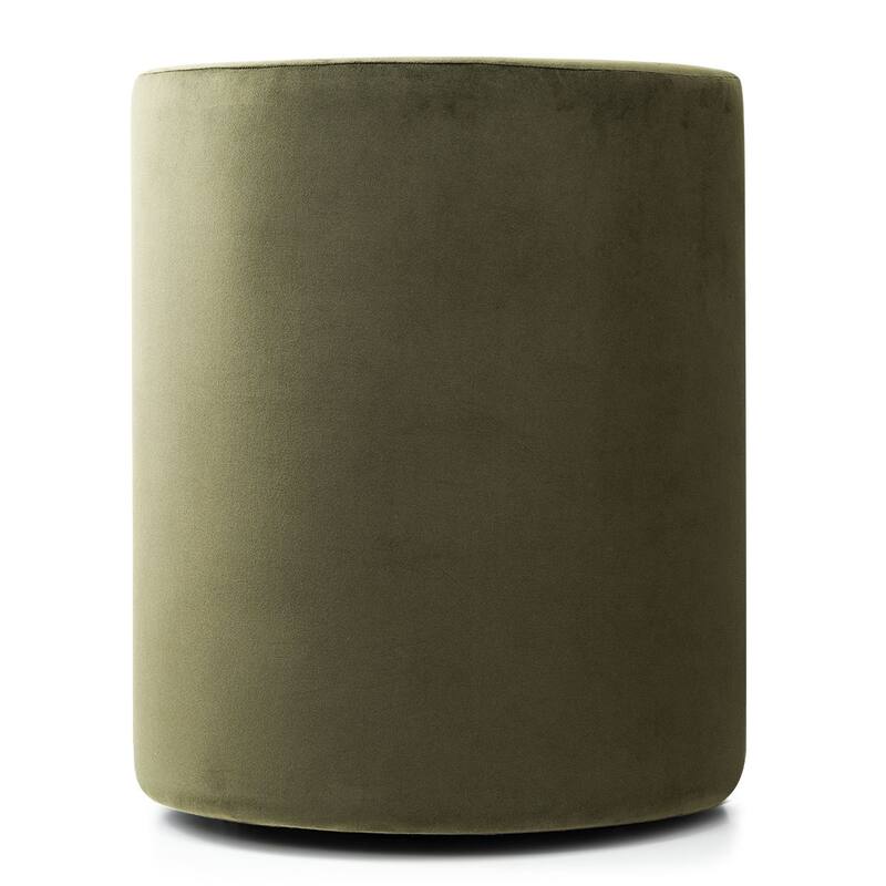 Velvet Swivel Rolling Accent Chairs with Casters