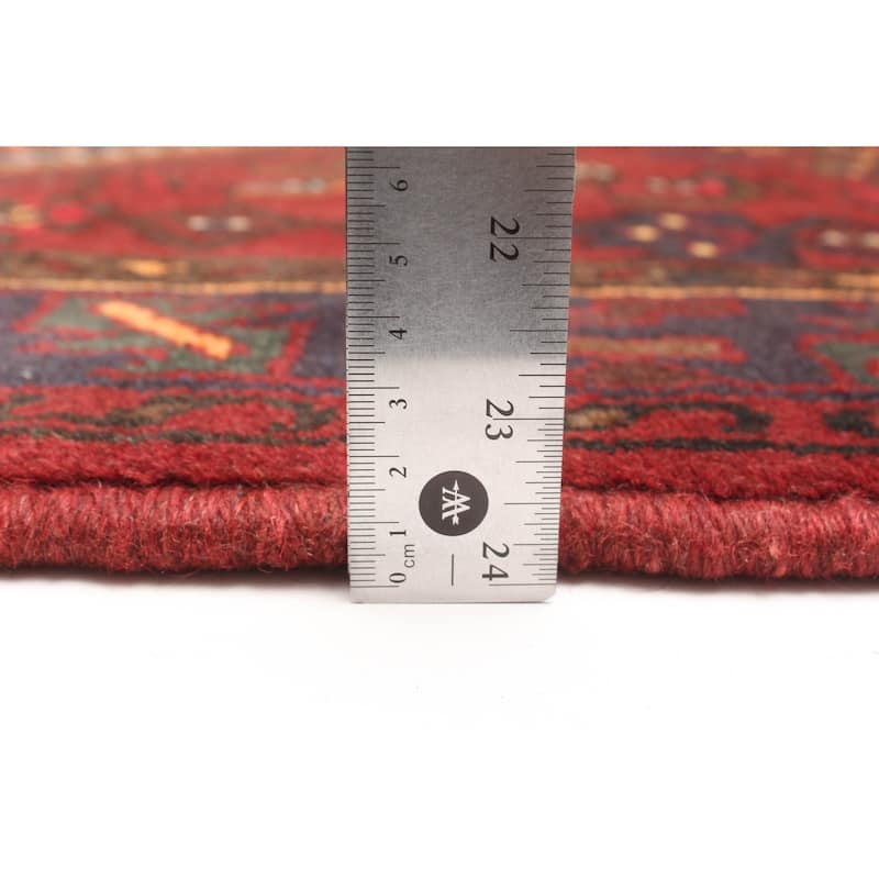 ECARPETGALLERY Hand-knotted Andelz Navy Wool Rug - 4'2 x 6'4