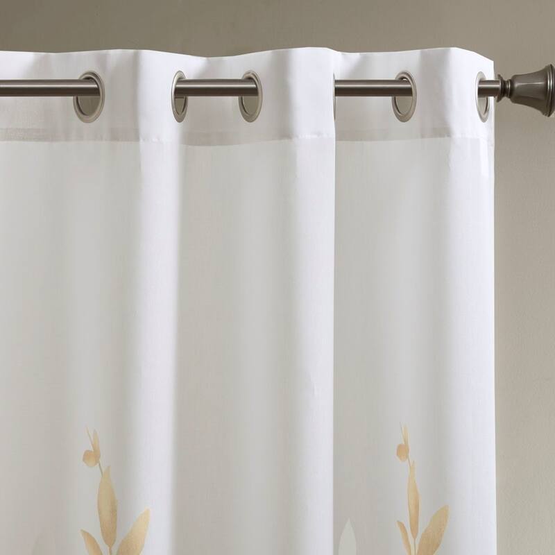 Burnout Printed Curtain Panel(Only 1 Pc Panel)