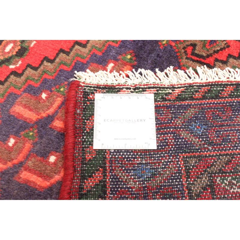 ECARPETGALLERY Hand-knotted Andelz Red Wool Rug - 3'11 x 6'8