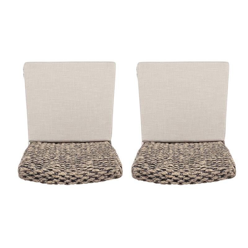 Elodie Seagrass Dining Chair with Seat Cushion-Set of 2