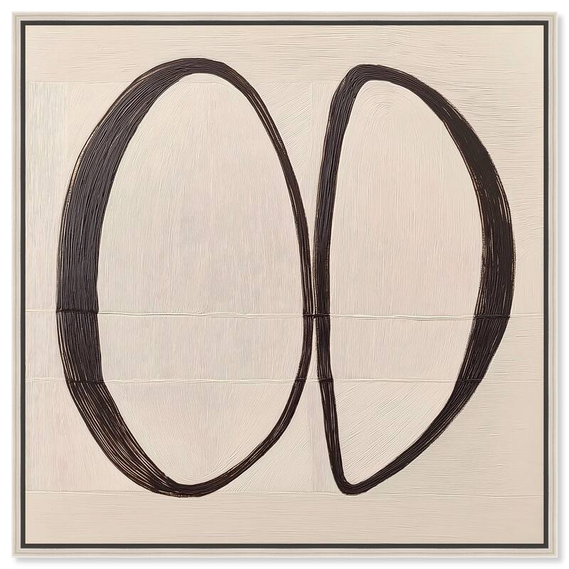 Deia I Canvas by Art Remedy - Silver - 40" x 40"