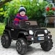 preview thumbnail 15 of 21, Costway 12V Kids Ride On Truck RC Car w/ LED Lights Music Trunk