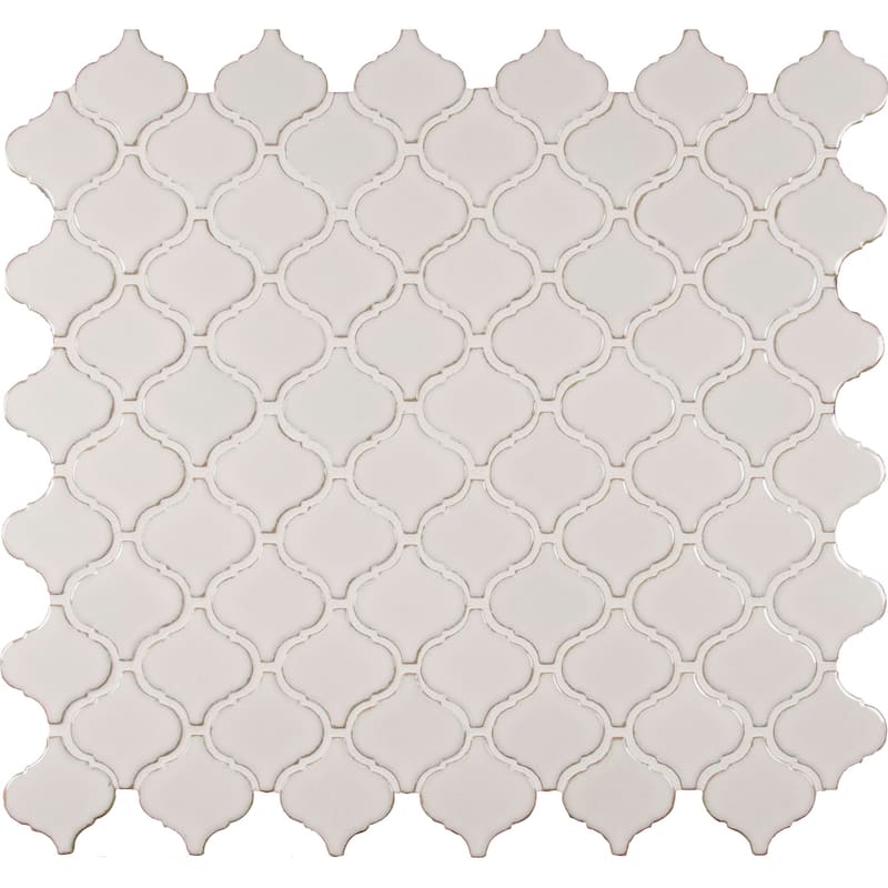 Ackland AKM-P-3X3LNG-CA 12" x 12" Porcelain Arabesque/Baroque Mosaic - Marabella