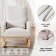 preview thumbnail 38 of 66, HOMYKA 27.5" Wide Rocking Chair for Nursery