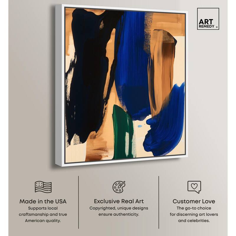 Ochre Odyssey Canvas by Art Remedy