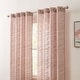 preview thumbnail 58 of 62, HLC.me Madison Faux Linen Textured Sheer Privacy Sun Light Filtering Window Grommet Thick Curtains Panels, Set of 2