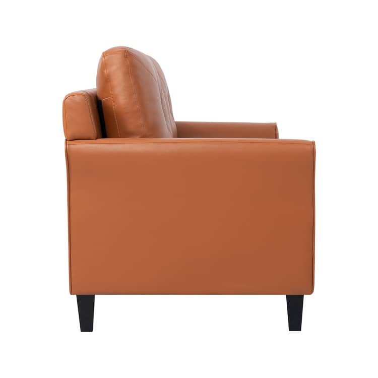 Raelynn Button Tufted Loveseat Sofa, Affordable Modern Loveseat Sofa Couch for Small Spaces - Durable and Sturdy