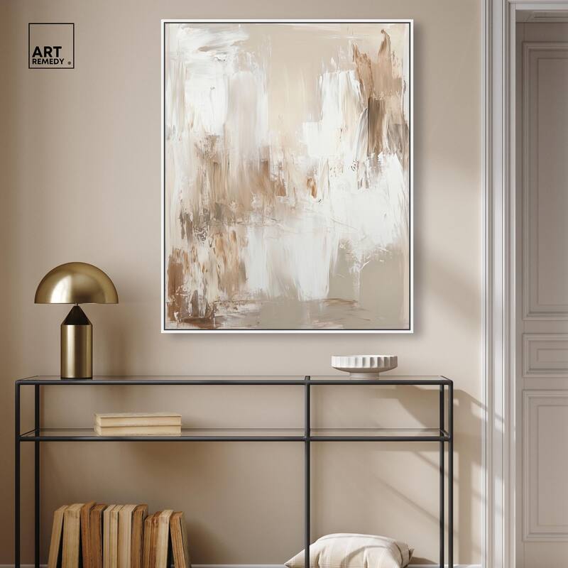 Latte Layers I Canvas by Art Remedy