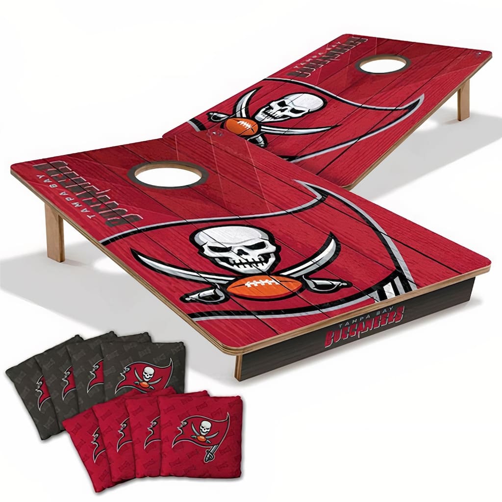Tampa Bay Buccaneers NFL Tailgate Cornhole Board Set