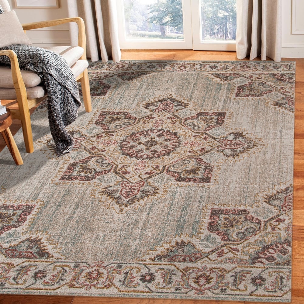 Ethereal Jensi Vintage Medallion Area Rug