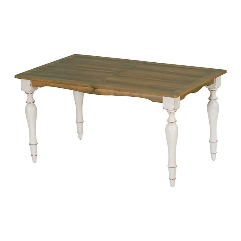 82.7 inch Extendable Dining Table with 23.6 inch Removable Leaf