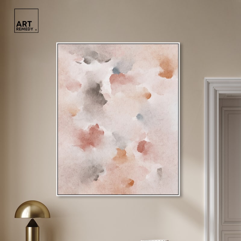 Art Remedy Cocadas Confectionery Framed Watercolor Boho Abstracts