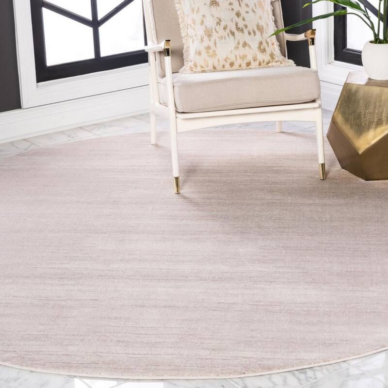 Solid/Striped Richye Collection Area Rug