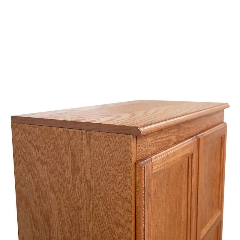 Concepts in Wood Storage Cabinet, 72 inch with 5 Shelves