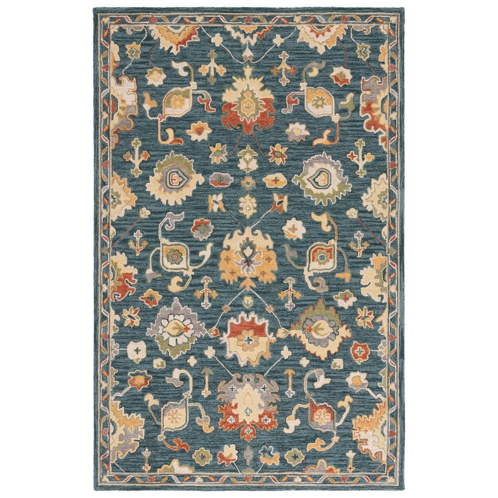 SAFAVIEH Handmade Metro Gilette French Country Floral Wool Rug
