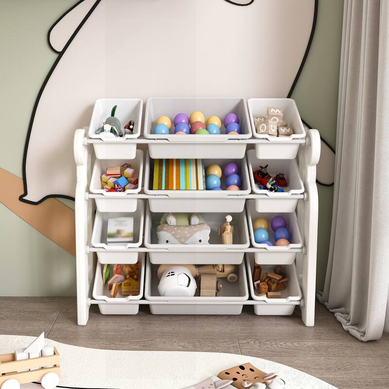 Versatile Kids' Toy Storage Cabinet for Organizing and Saving Space
