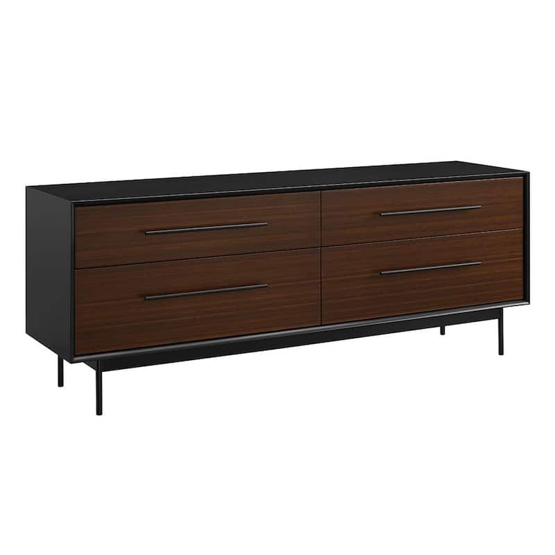 Landon 4 Drawer Double Dresser, Crimson