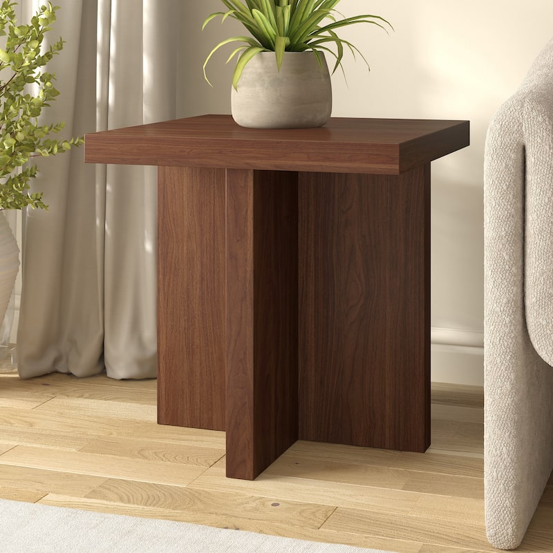 Elna 22" Wide Square Side Table - 22" Wide