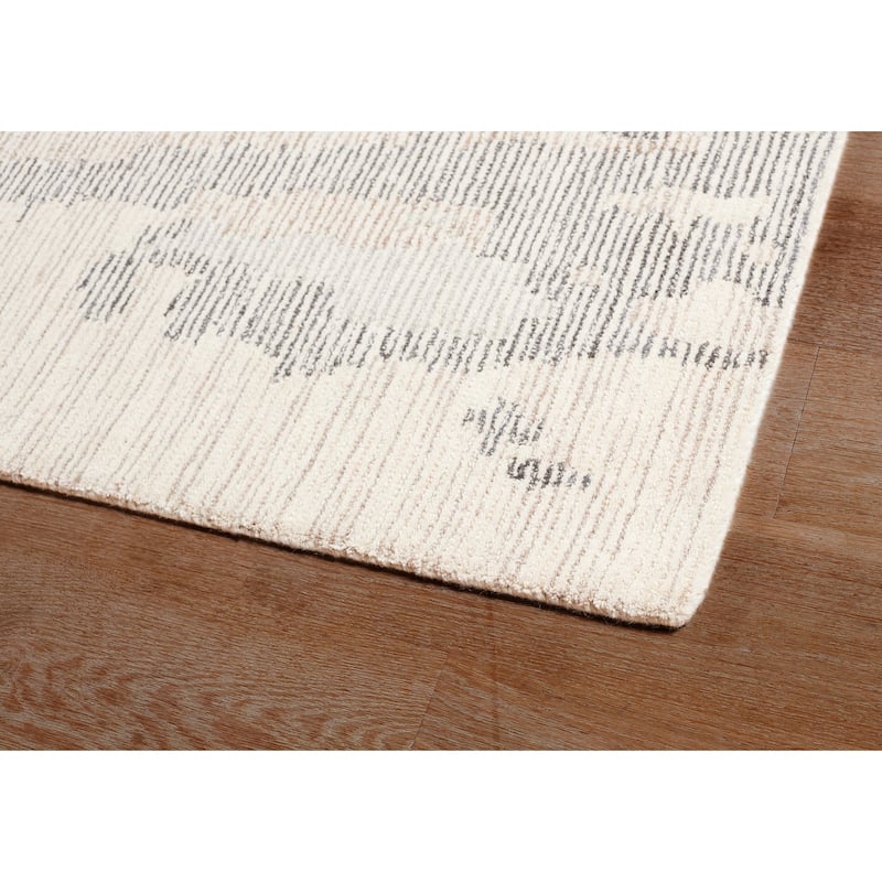 Terra by Obeetee Shadows Brushstrokes Green Rug - Green/Teal - 8'9" x 11'9"