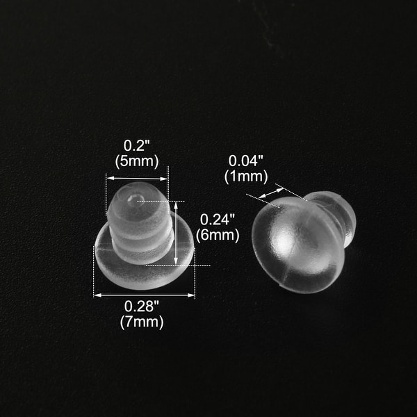 XYWHPGV 10pcs 5mm Soft Clear Stem Bumpers Glide, Patio Outdoor XYWHPGV 10pcs 5mm Soft Clear Stem Bumpers Glide, Patio Outdoor