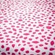 preview thumbnail 18 of 24, Rizzy Home Ink Dot Cotton Fitted Cribsheet - 28" X 52" Bright Pink