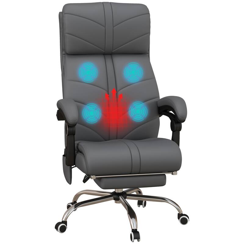 Massage Office Chair Desk Chair with 4 Vibration