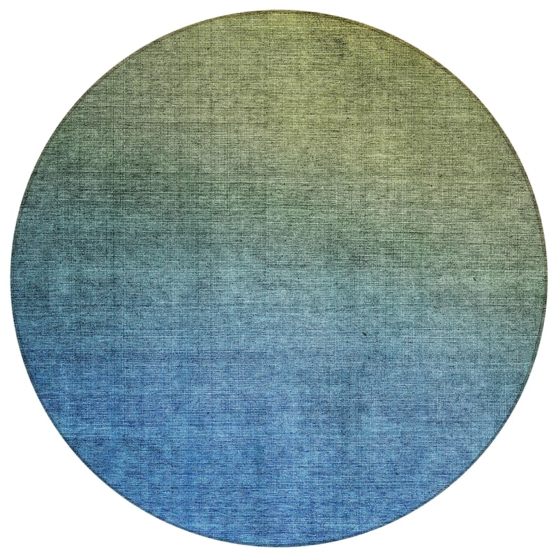 Machine Washable Indoor/ Outdoor Chantille Modern Ombre Rug