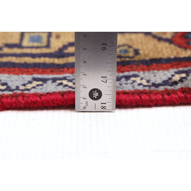 ECARPETGALLERY Hand-knotted Andelz Red Wool Rug - 2'11 x 10'2