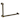 Allied Brass Cube Design Smooth 90 Deg. Left Hand Grab Bar