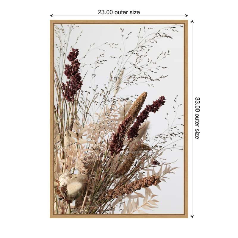 Dried No. 3 by Pictufy Studio III (23 x 33 in.), Framed Canvas Wall Art Print