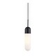 preview thumbnail 1 of 8, Vaxcel Lighting P0421 5" Wide Suspension Mini Pendant Matte Black