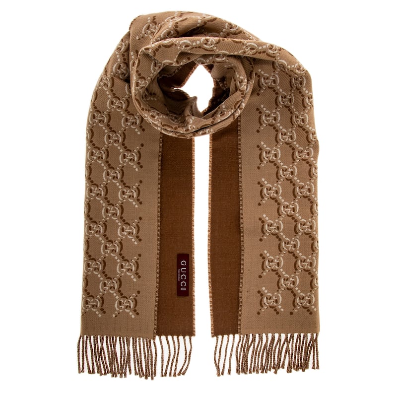 Gucci GG Shadow Scarf - Beige