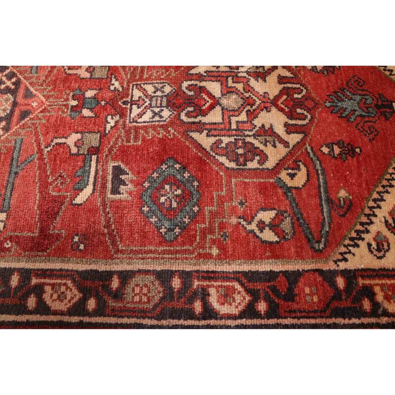 ECARPETGALLERY Hand-knotted Andelz Dark Copper Wool Rug - 3'2 x 9'7