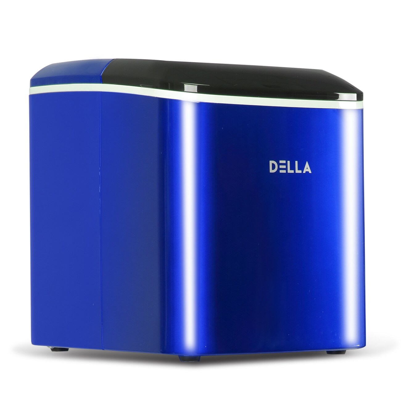 DELLA Compact Ice Maker Machine Freestanding Ice Cube, Blue