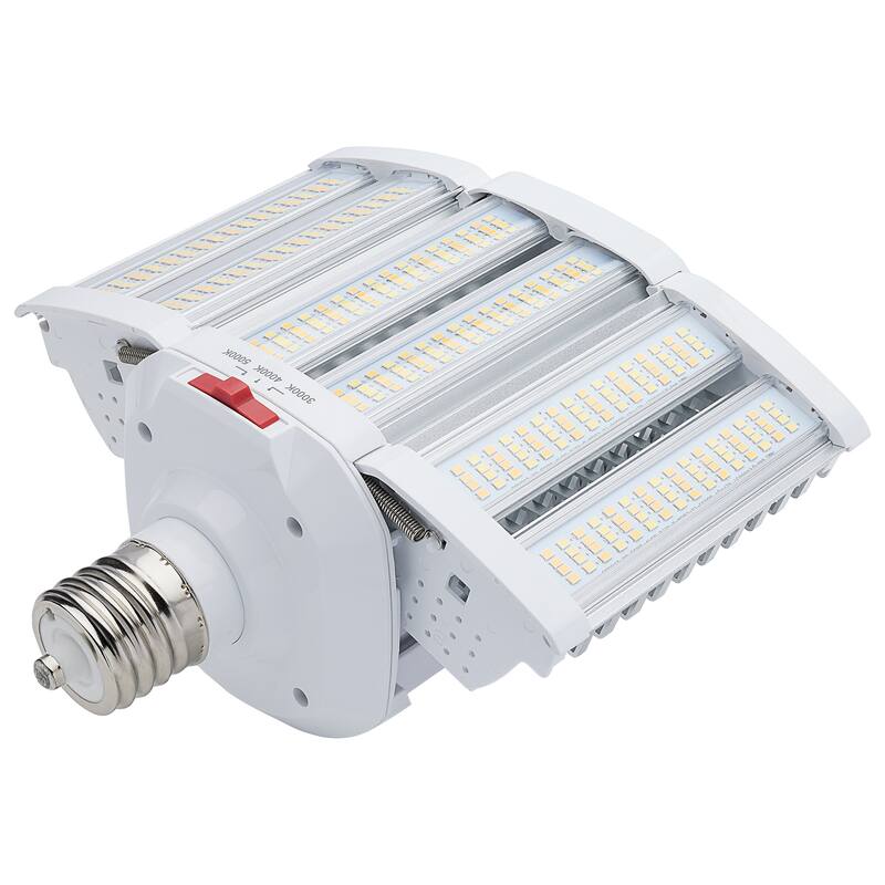 LED Shoe Box Lamp 60/70/80 Wattage Selectable 3K/4K/5K CCT Selectable 120-277V - White