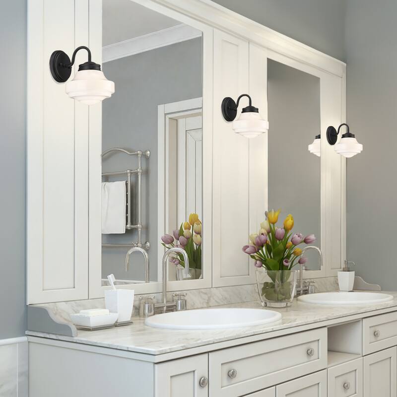 Golden Lighting Ingalls 1-light Wall Sconce in Matte Black